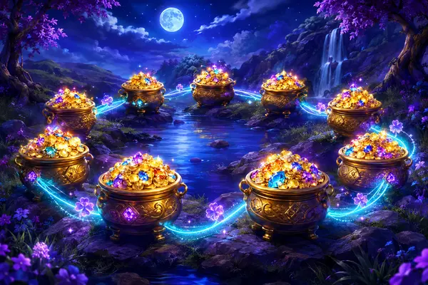 Πρωτότυπη εικαστική απόδοση για το 9 Pots of Gold